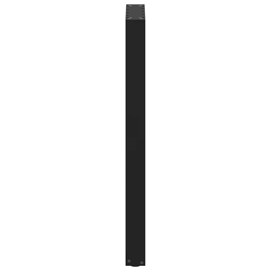 vidaXL Bartischbeine U-Form 2 Stk. Schwarz 40x(100-101) cm Stahl
