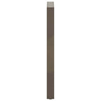 vidaXL Bartischbeine U-Form 2 Stk. Naturstahl 40x(100-101) cm Stahl
