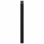 vidaXL Bartischbeine U-Form 2 Stk. Schwarz 60x(100-101) cm Stahl