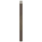vidaXL Bartischbeine U-Form 2 Stk. Naturstahl 60x(100-101) cm Stahl