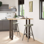vidaXL Bartischbeine U-Form 2 Stk. Naturstahl 40x(110-111) cm Stahl