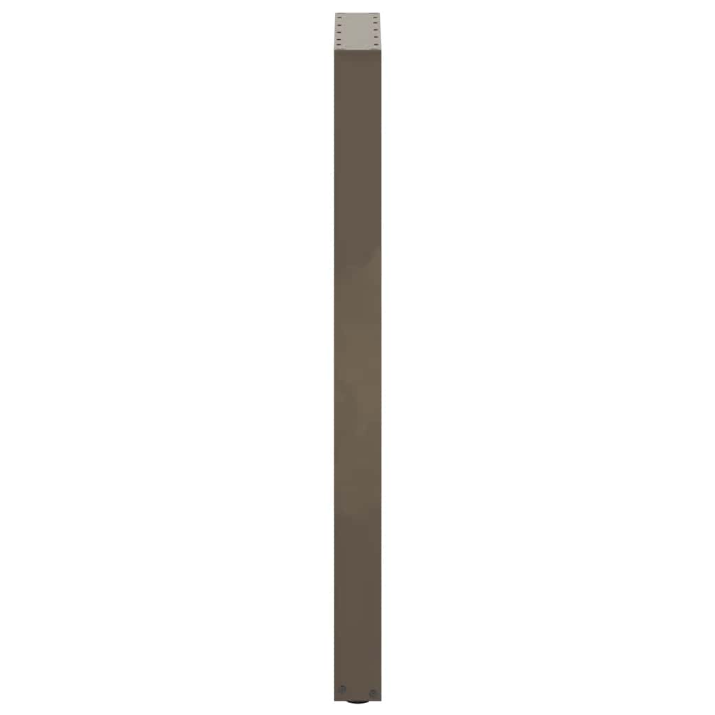 vidaXL Bartischbeine U-Form 2 Stk. Naturstahl 40x(110-111) cm Stahl