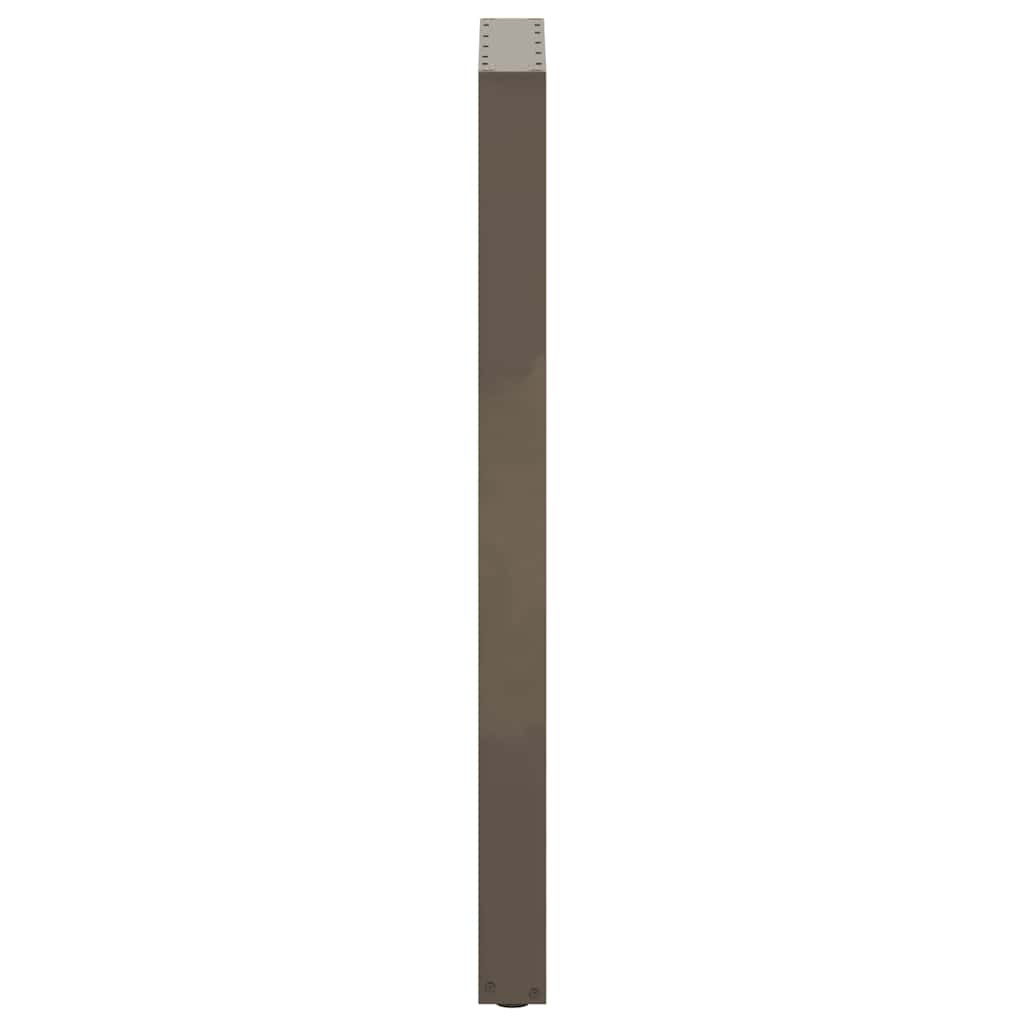 vidaXL Bartischbeine U-Form 2 Stk. Naturstahl 50x(110-111) cm Stahl