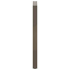 vidaXL Bartischbeine U-Form 2 Stk. Naturstahl 60x(110-111) cm Stahl