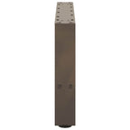 vidaXL Couchtischbeine Naturstahl 2 Stk. 50x(30-31) cm Stahl