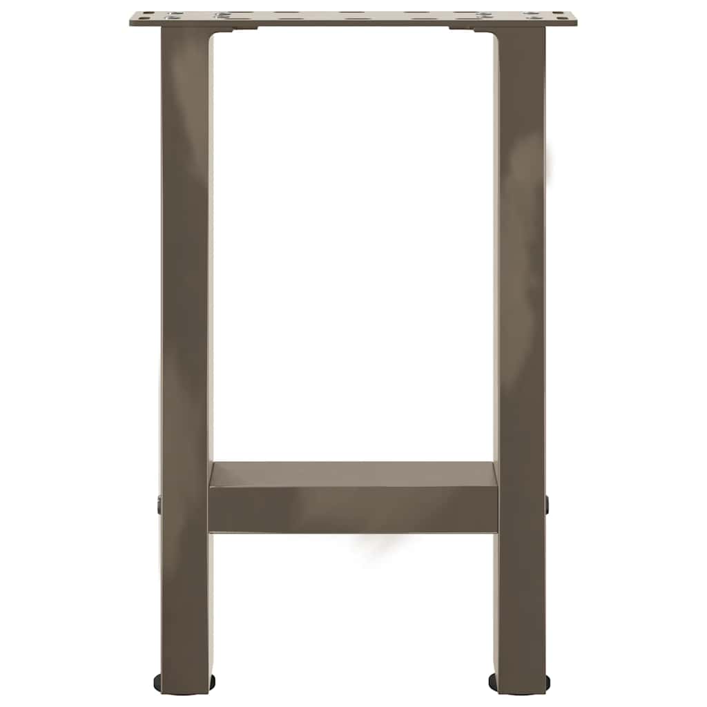 vidaXL Couchtischbeine Naturstahl 2 Stk. 28x(42-43) cm Stahl