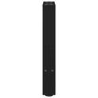 vidaXL Couchtischbeine Schwarz 2 Stk. 38x(42-43) cm Stahl