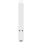 vidaXL Couchtischbeine Weiß 2 Stk. 50x(42-43) cm Stahl