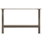 vidaXL Couchtischbeine Naturstahl 2 Stk. 70x(42-43) cm Stahl