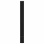 vidaXL Konsolentischbeine Schwarz 2 Stk. 28x(72-73) cm Stahl