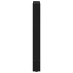 vidaXL Esstischbeine Schwarz 2 Stk. 50x(72-73) cm Stahl