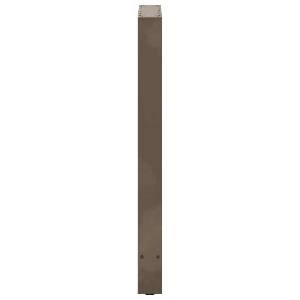 vidaXL Bartischbeine Naturstahl 2 Stk. 50x(90-91) cm Stahl