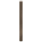 vidaXL Bartischbeine Naturstahl 2 Stk. 50x(100-101) cm Stahl