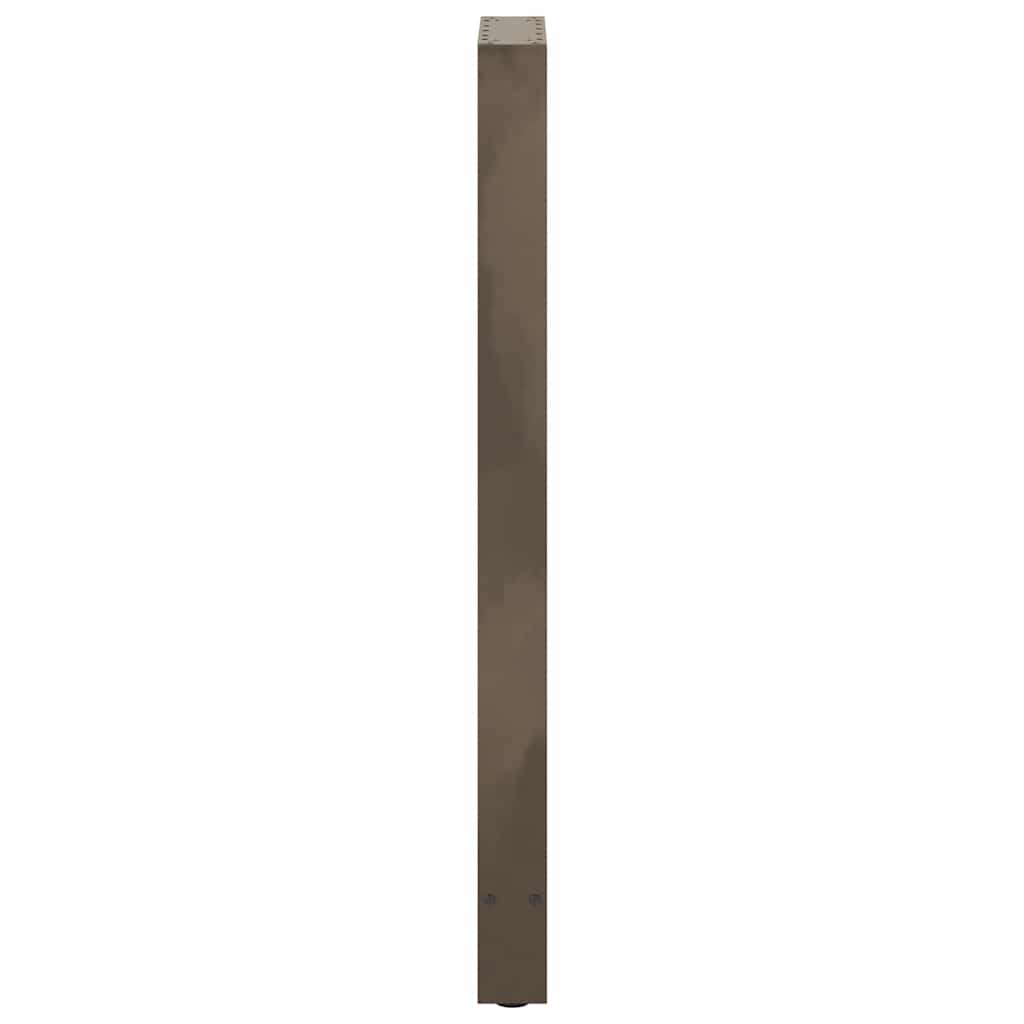 vidaXL Bartischbeine Naturstahl 2 Stk. 40x(110-111) cm Stahl