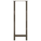 vidaXL Bartischbeine Naturstahl 2 Stk. 50x(110-111) cm Stahl