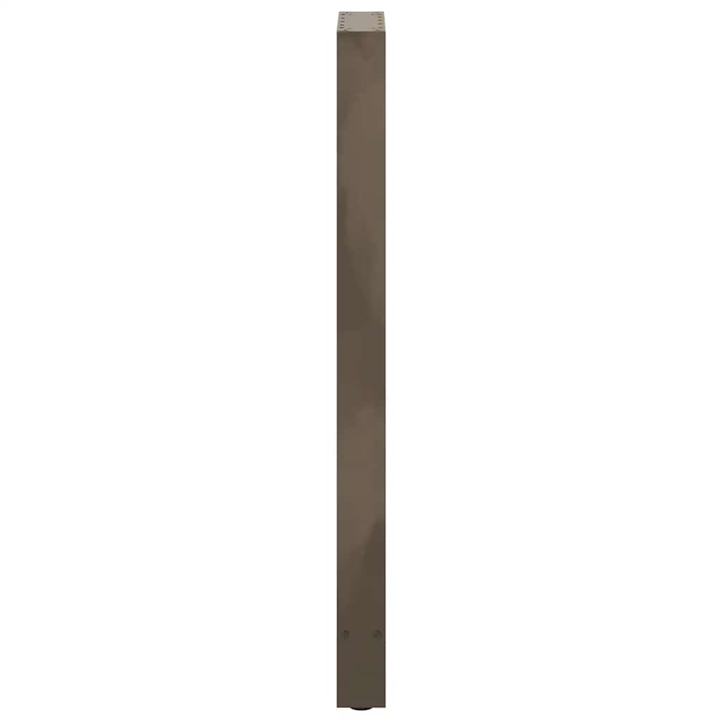 vidaXL Bartischbeine Naturstahl 2 Stk. 50x(110-111) cm Stahl