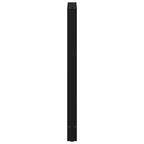 vidaXL Bartischbeine Schwarz 2 Stk. 60x(110-111) cm Stahl