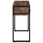 vidaXL Konsolentisch Mehrfarbig 100x35x75 cm Massivholz Altholz