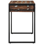 vidaXL Schreibtisch Mehrfarbig 100x50x75 cm Massivholz Altholz