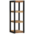vidaXL Wandregal 35x35x100 cm Raues Massivholz Mango