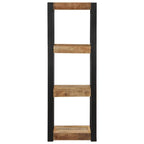 vidaXL Wandregal 35x35x100 cm Raues Massivholz Mango