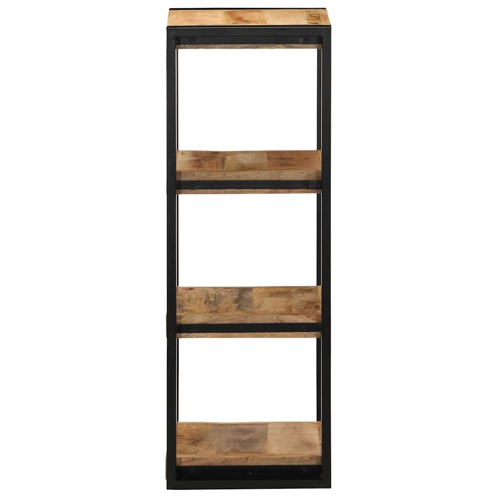 vidaXL Wandregal 35x35x100 cm Raues Massivholz Mango
