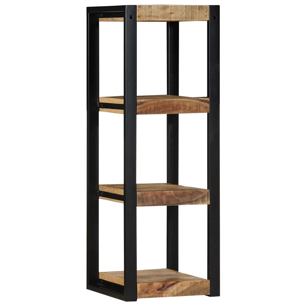 vidaXL Wandregal 35x35x100 cm Raues Massivholz Mango
