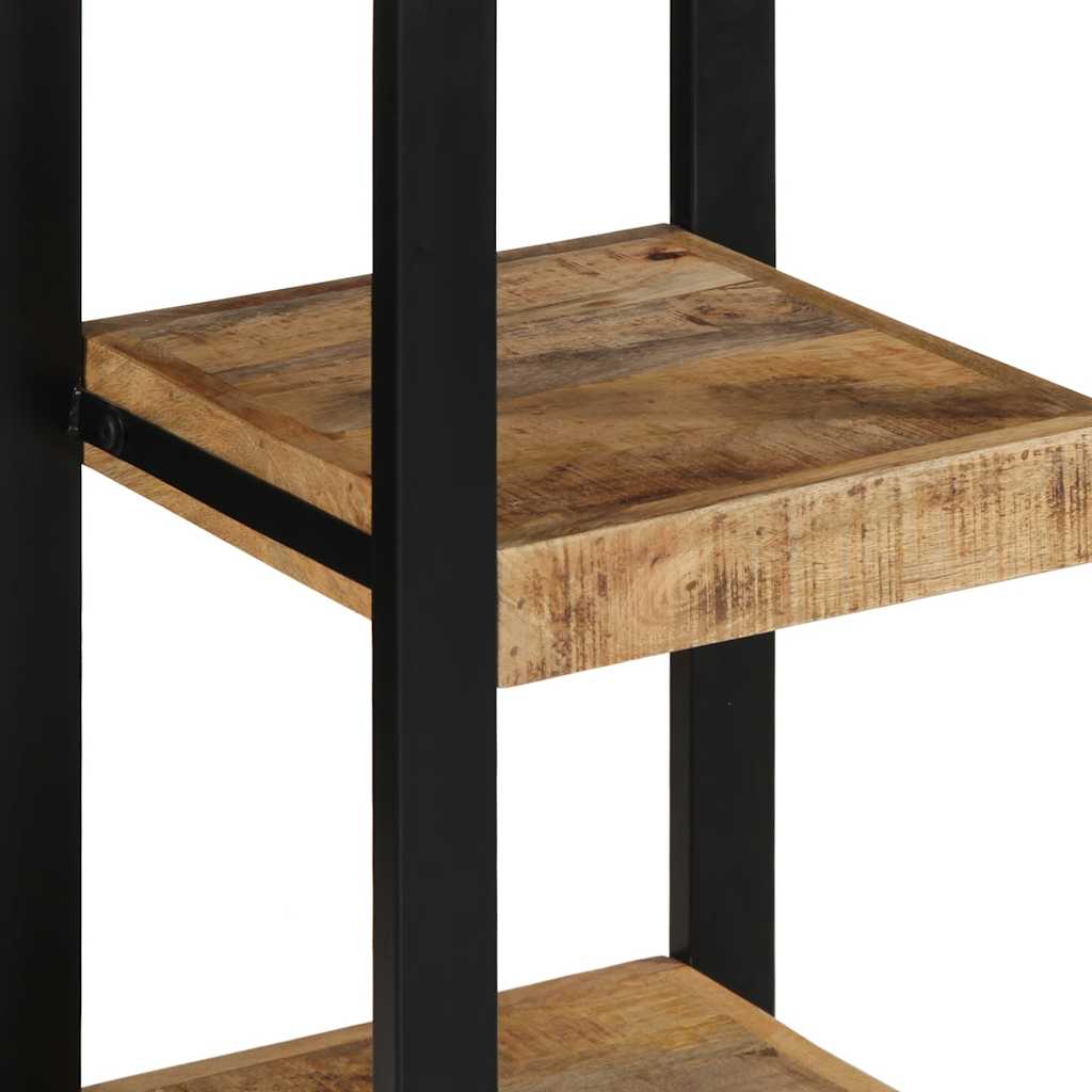 vidaXL Wandregal 35x35x100 cm Raues Massivholz Mango