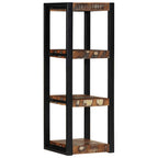 vidaXL Wandregal Mehrfarbig 35x35x100 cm Altholz Massivholz