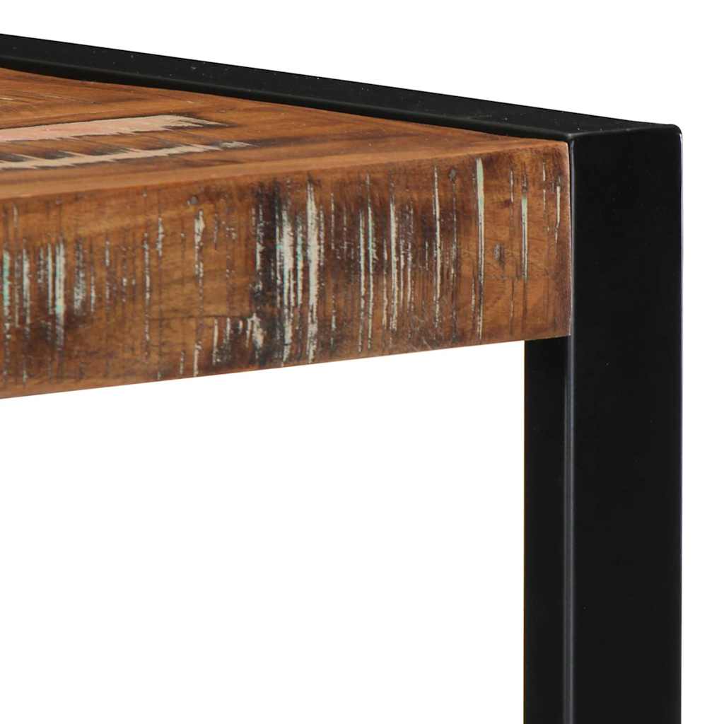 vidaXL Wandregal Mehrfarbig 35x35x100 cm Altholz Massivholz