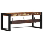 vidaXL Garderobe Mehrfarbig 80x35x35 cm Altholz Massiv
