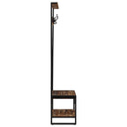 vidaXL Kleiderständer Mehrfarbig 80x40x190 cm Altholz Massivholz