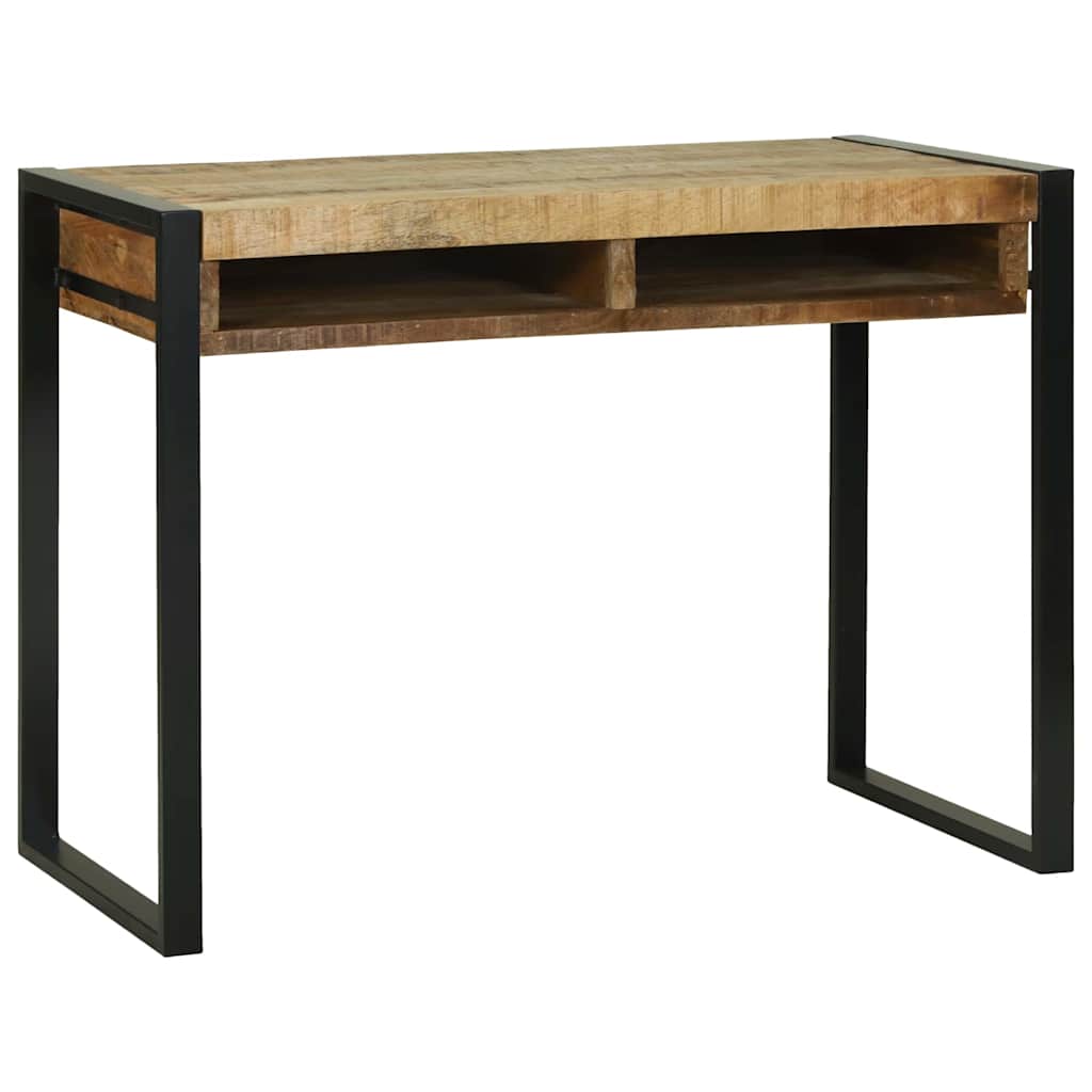 vidaXL Schminktisch mit Regal Braun 100 x 50 x 75 cm Massivholz Mango