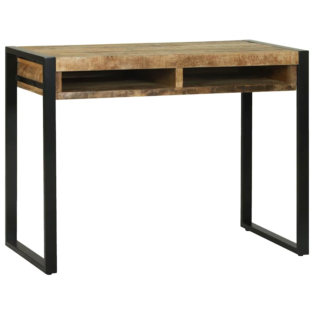 vidaXL Schminktisch mit Regal Braun 100 x 50 x 75 cm Massivholz Mango