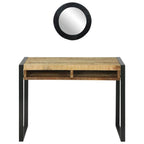 vidaXL Schminktisch mit Regal Braun 100 x 50 x 75 cm Massivholz Mango