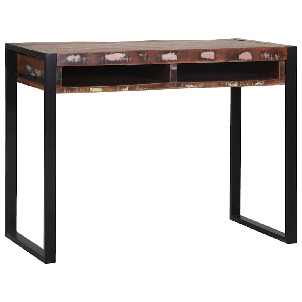vidaXL Schminktisch Mehrfarbig 100 x 50 x 75 cm Massivholz Altholz
