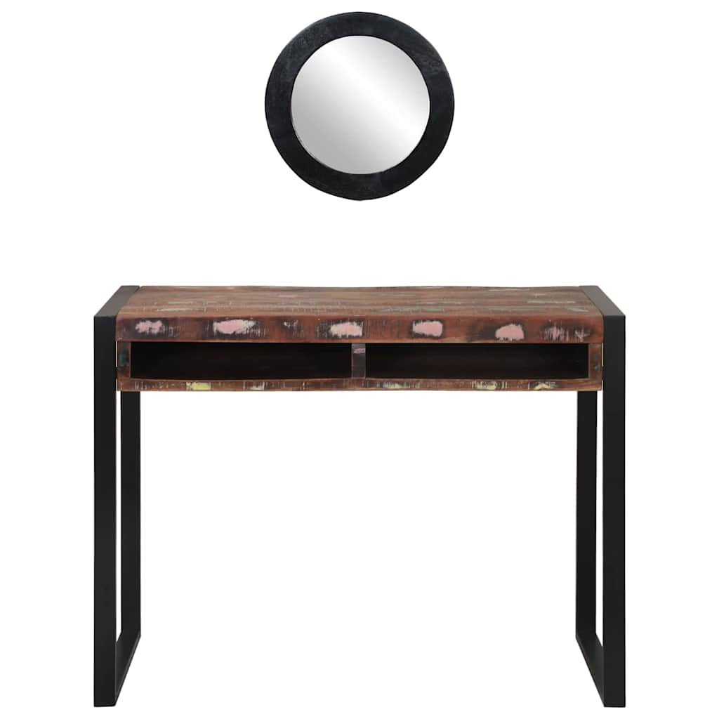 vidaXL Schminktisch Mehrfarbig 100 x 50 x 75 cm Massivholz Altholz