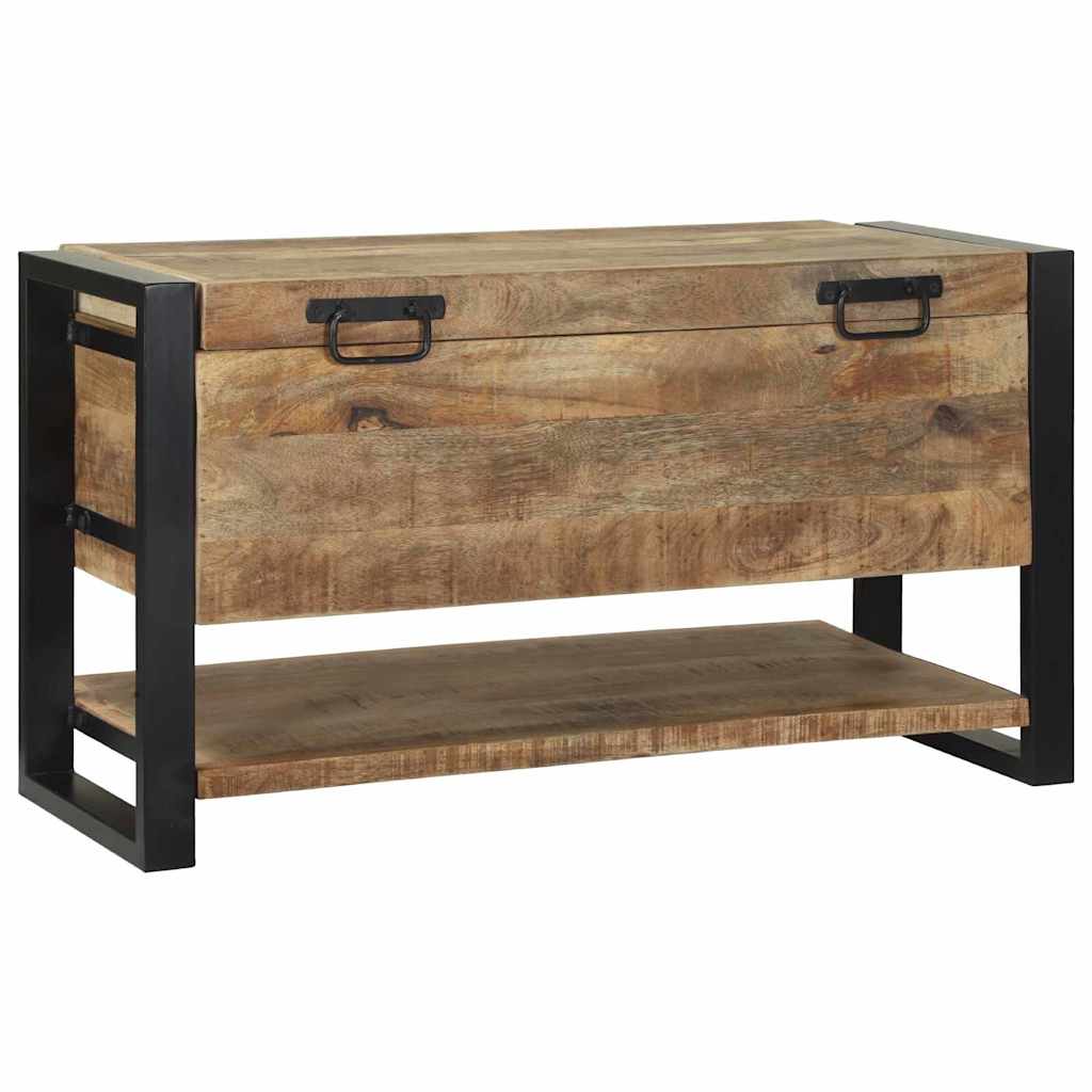 vidaXL Aufbewahrungsbox Braun 80 x 35 x 45 cm Massivholz Mango