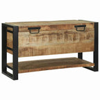 vidaXL Aufbewahrungsbox Braun 80 x 35 x 45 cm Massivholz Mango