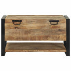 vidaXL Aufbewahrungsbox Braun 80 x 35 x 45 cm Massivholz Mango