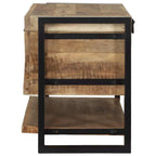 vidaXL Aufbewahrungsbox Braun 80 x 35 x 45 cm Massivholz Mango