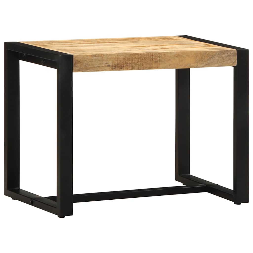 vidaXL Bank 60x35x45 cm Raues Massivholz Mango
