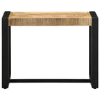 vidaXL Bank 60x35x45 cm Raues Massivholz Mango