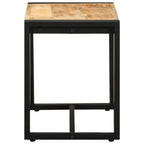 vidaXL Bank 60x35x45 cm Raues Massivholz Mango