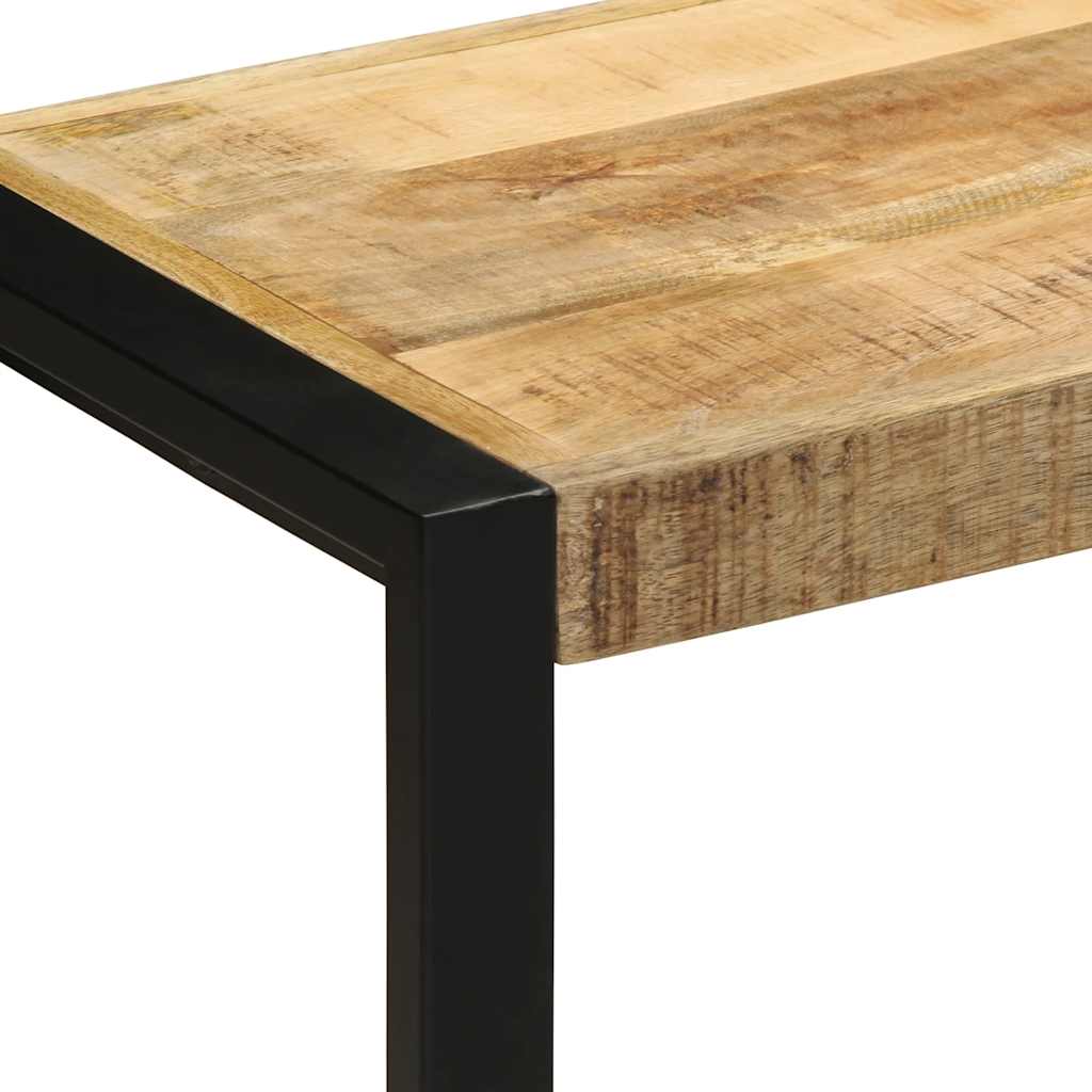 vidaXL Bank 60x35x45 cm Raues Massivholz Mango