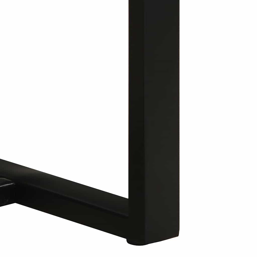 vidaXL Bank 60x35x45 cm Raues Massivholz Mango