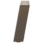 vidaXL Couchtischbeine U-Form 2 Stk. Naturstahl 40x(30-31) cm Stahl
