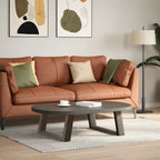 vidaXL Couchtischbeine U-Form 2 Stk. Naturstahl 60x(30-31) cm Stahl