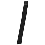 vidaXL Esstischbeine U-Form 2 Stk. Schwarz 70x(72-73) cm Stahl