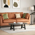 vidaXL Couchtischbeine A-Form 2 Stk. Schwarz 30x(30-31) cm Stahl